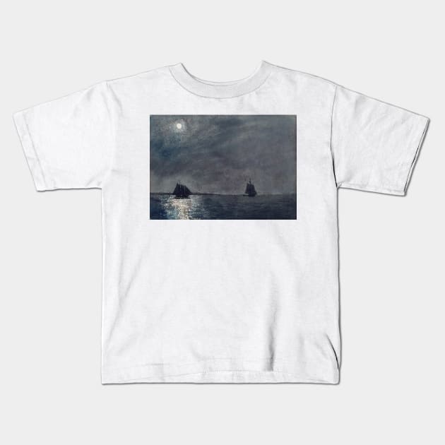 Eastern Point Light by Winslow Homer Kids T-Shirt by Classic Art Stall